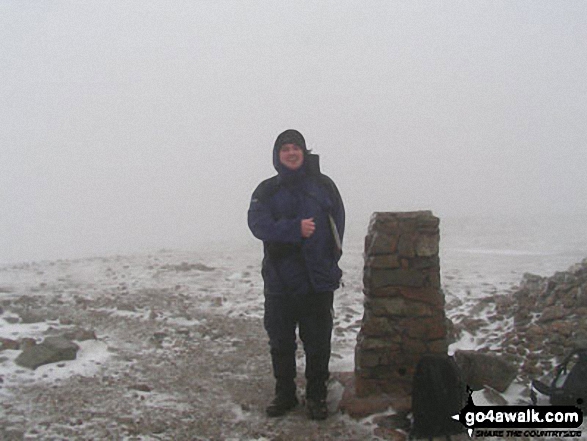 Myself on top of Pillar on Pillar in The Lake District Cumbria England