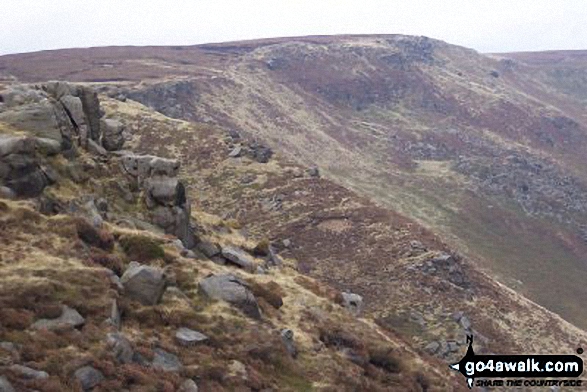 Grindsbrook Clough from Kinder