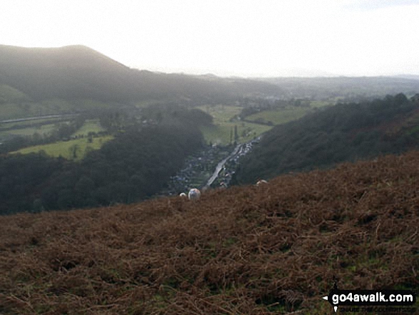 Little Stretton from Ashlet, The Long Mynd