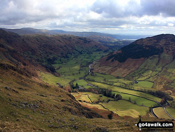 Great Langdale from below Loft Crag