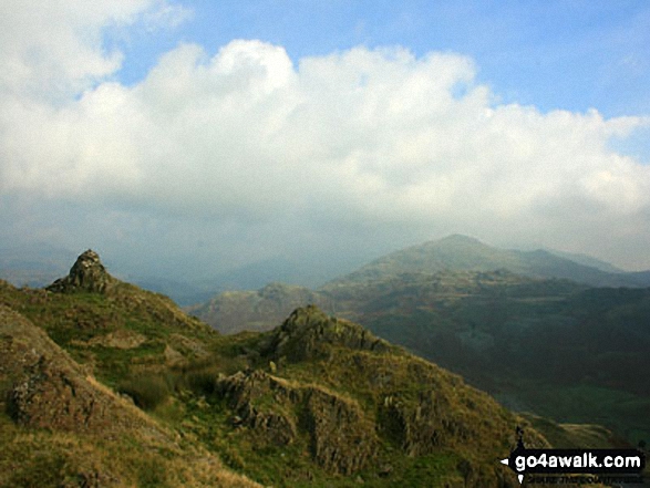 Walk Stickle Pike (Dunnerdale Fells) walking UK Mountains in The Southern Marches The Lake District National Park Cumbria, England