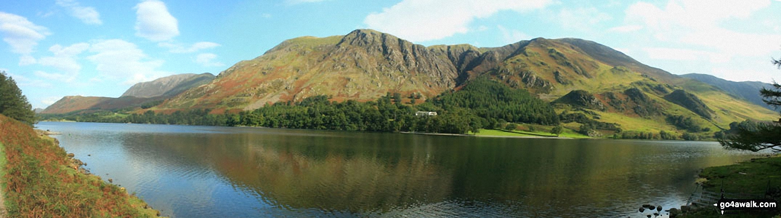 Walk c263 The High Stile Ridge from Buttermere - High Snockrigg and Robinson across Buttermere