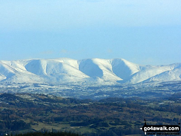 The Howgills from Carron Crag