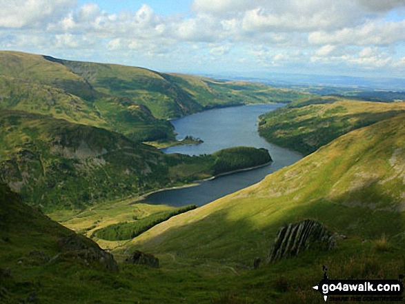 Haweswater Reservoir from Gatescarth Pass