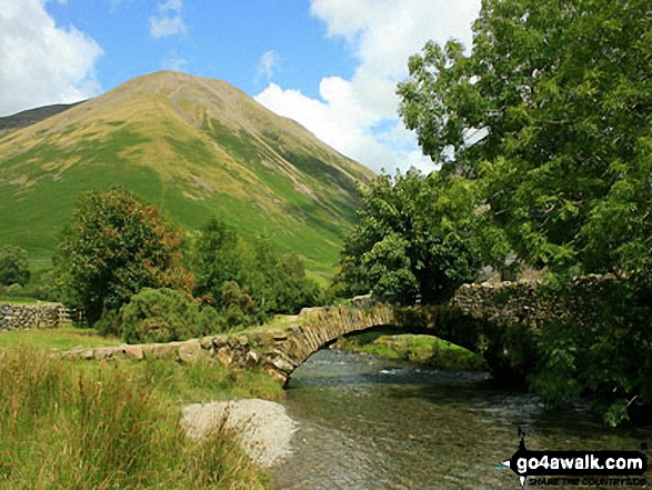 Walk c343 Pillar and Red Pike from Wasdale Head, Wast Water - Kirk Fell from Wasdale Head