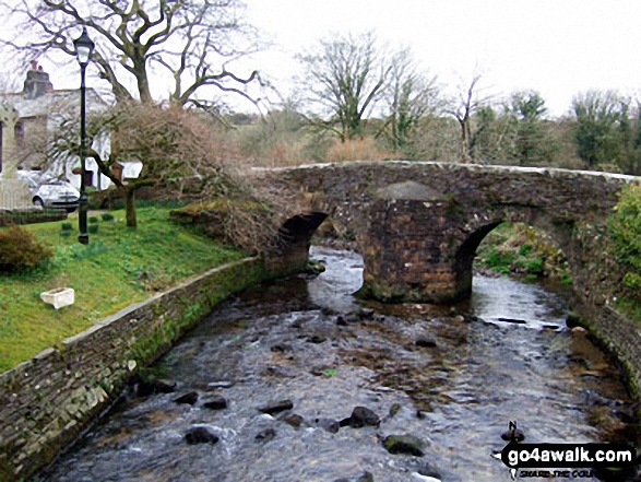 Walk co132 The Inny Valley Walk from Fivelanes - Altarnun Packhorse Bridge