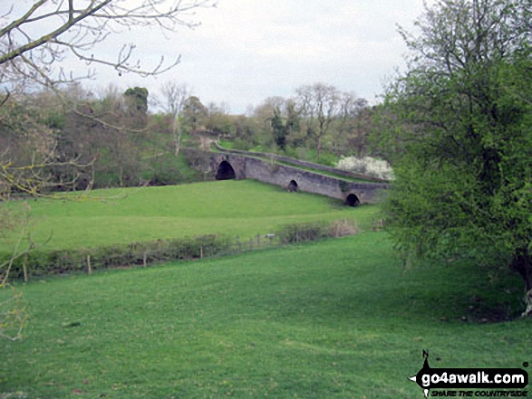 Walk s212 Blore, The River Dove and Mappleton from Swinscoe - Coldwall Bridge, near Thorpe, Dove Dale