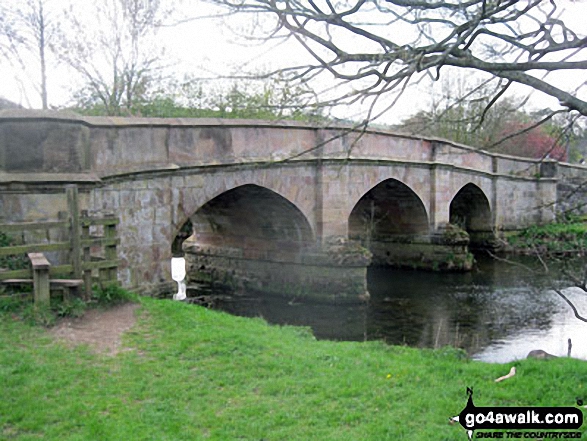 Walk s230 Grindon and Weag's Bridge from Ilam - Ilam Bridge, Ilam, Dove Dale