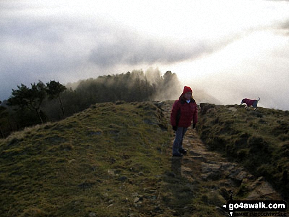 Climbing Lose Hill (Ward's Piece) during a winter temperature inversion