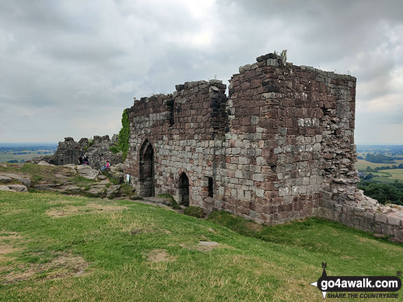 Walk ch151 The Sandstone Trail and The Shropshire Union Canal from Tiverton - Beeston Castle