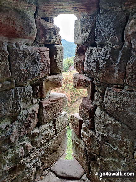 Walk ch151 The Sandstone Trail and The Shropshire Union Canal from Tiverton - Beeston Castle Inner Bailey