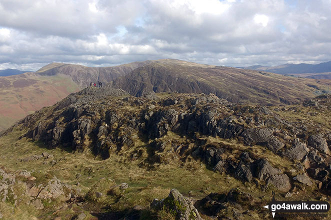 Walk c456 Fleetwith Pike, Hay Stacks, Brandreth and Grey Knotts from Honister Hause - Green Crag (Buttermere) from Hay Stacks (Haystacks)