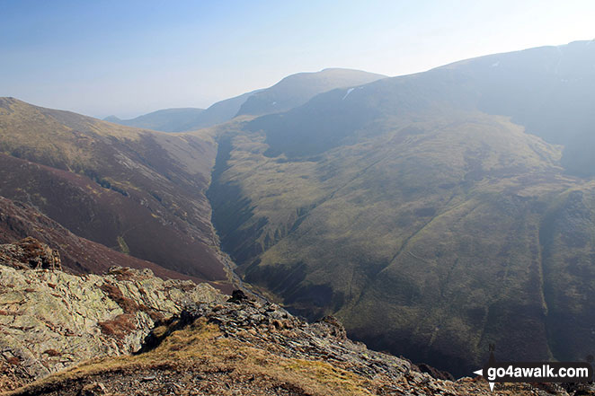 Gasgale Gill from Whiteside (Crummock)