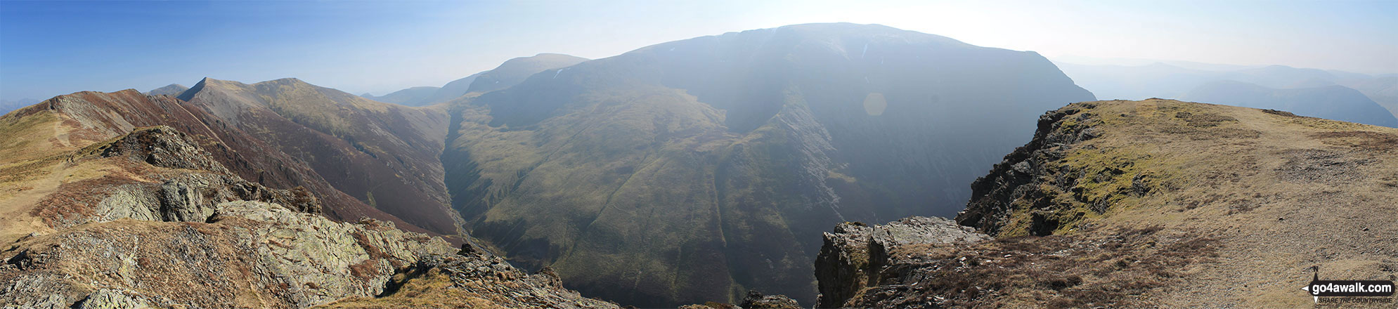 Whiteside (Crummock), Hopegill Head, Sand Hill, Crag Hill (Eel Crag), Grasmoor and Whiteside (Crummock) (West Top) from Whiteside (Crummock)