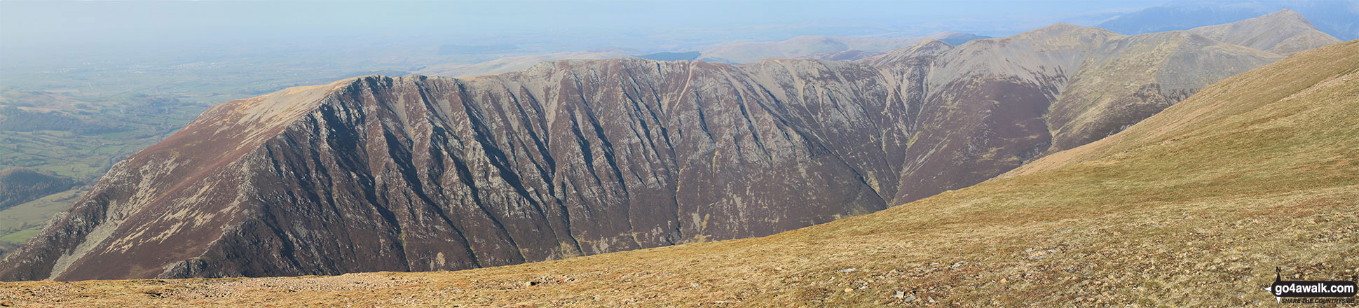 Whiteside (Crummock) (West Top), Whiteside (Crummock), Hopegill Head and Gasgill Crags from Grasmoor