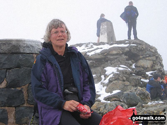 Walk h100 Ben Nevis via The Tourist Path from Achintee, Fort William - On Ben Nevis