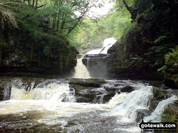 Waterfalls along the Afon Mellte