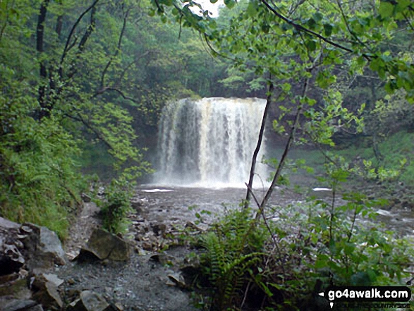 Waterfalls along the Afon Mellte