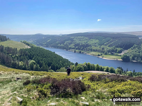 Ladybower Reservoir from Back Tor (Derwent Edge)