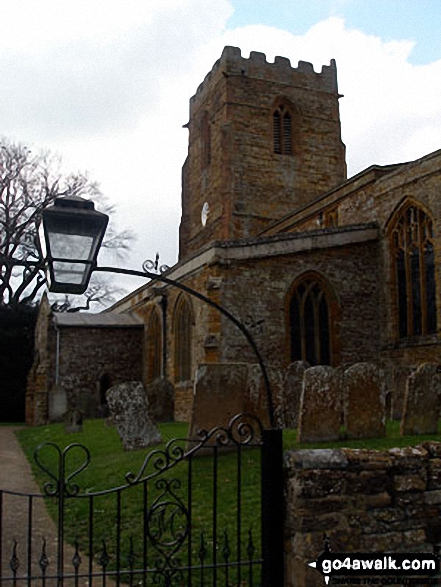 Walk no104 Watford and The Jurassic Way from West Haddon - Watford Church<br>(of Watford Gap Services fame)