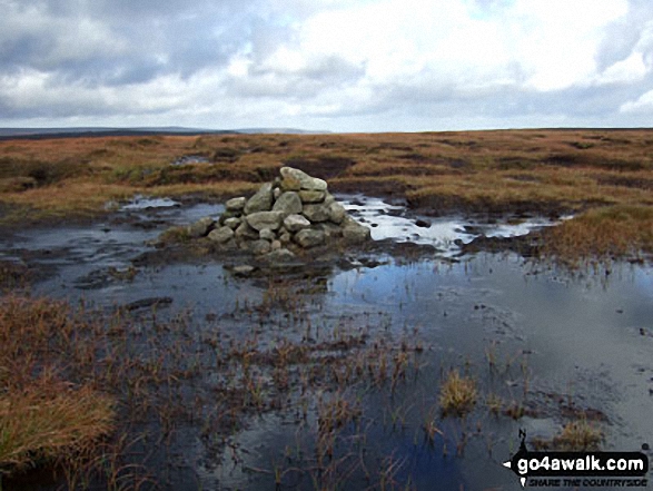 The summit of Kinder Scout , the highest point in The Dark Peak Area Photo: Ben Lockett