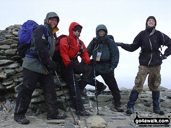 Me and The Team... Chris, Judy and Jon<br> on The Old Man of Coniston in The Lake District Cumbria England