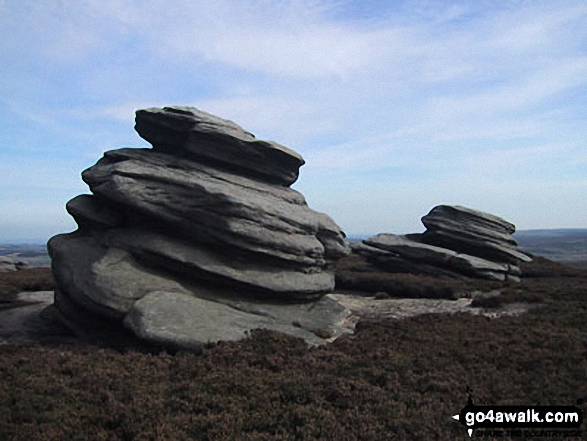 The Cakes of Bread (Boulder), Derwent Edge