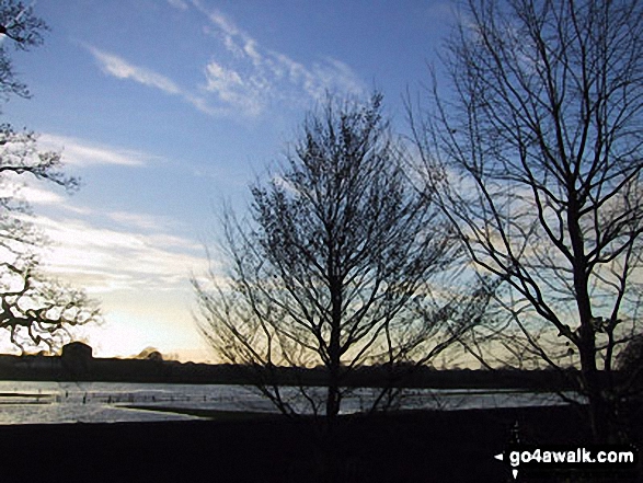 Sunset over Dunham Massey Park