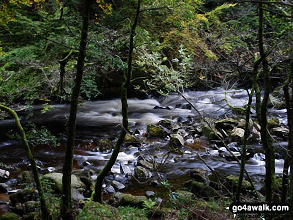 The River Braan near Ossian Hall, near Dunkeld