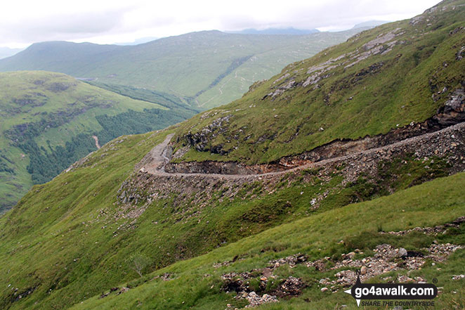 Track on the eastern flank of Beinn Bhuidhe (Glen Fyne)