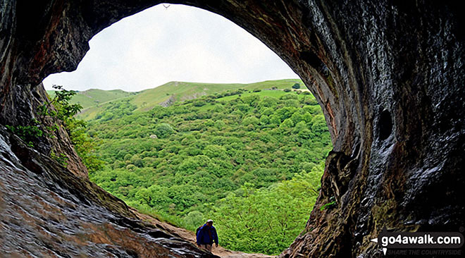 The entrance to Thor's Cave