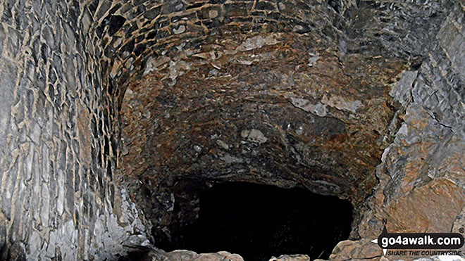 Shaft down one of the Lathkill Dale Mines