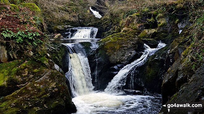 Walk ny184 Kingsdale, Beezley Falls and Snow Falls from Ingleton - Lower Peca Falls on The Ingleton Waterfalls Trail