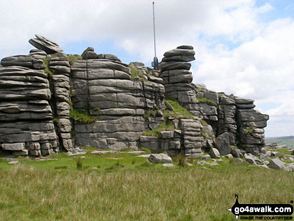 Walk de144 Great Mis Tor from Merrivale - Great Mis Tor