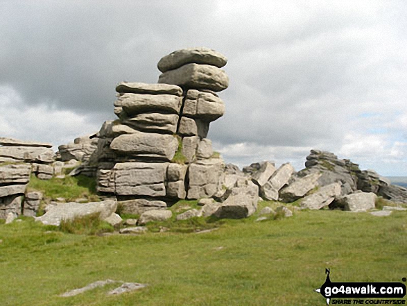 Walk de122 North Hessary Tor, Great Mis Tor and Great Staple Tor from Princetown - Great Staple Tor