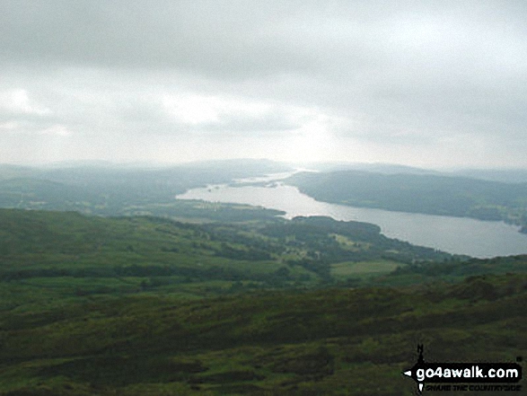 Walk c455 Wansfell Pike from Ambleside - Windermere from Wansfell Pike