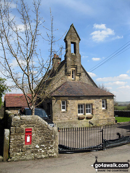 Walk s166 Butterton, Onecote and Upper Elkstone from Warslow - The Old School House in Upper Elkstone