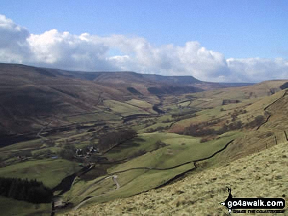 Alport Dale from Alport Castles (looking North West)