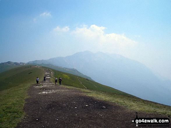 Walk ve138 Cime di Ventrar (Monte Baldo) and Capitello San Valentino from Malcesine - Colma di Malcesine from Cime di Ventrar (Monte Baldo)