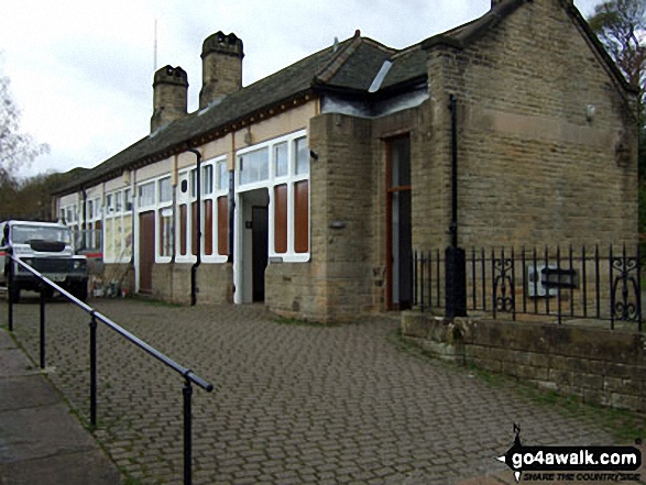 Walk d138 Monks Dale, Miller's Dale and Tideswell Dale from Tideswell - Miller's Dale Station Buildings