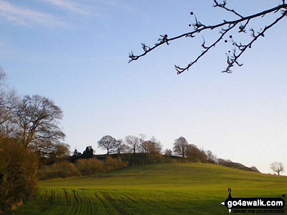 Arbury Hill from near Staverton Lodge,