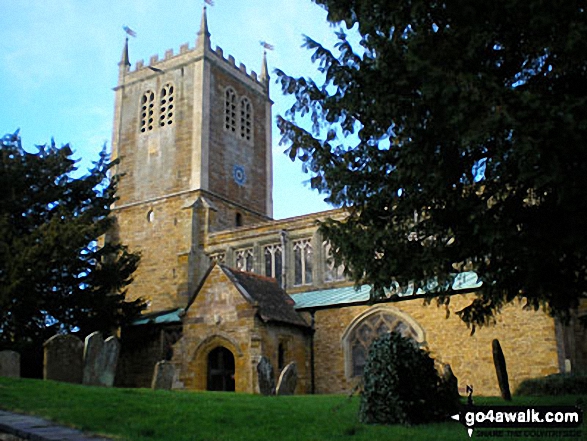 Walk no119 Everdon from Badby - Badby Church, 