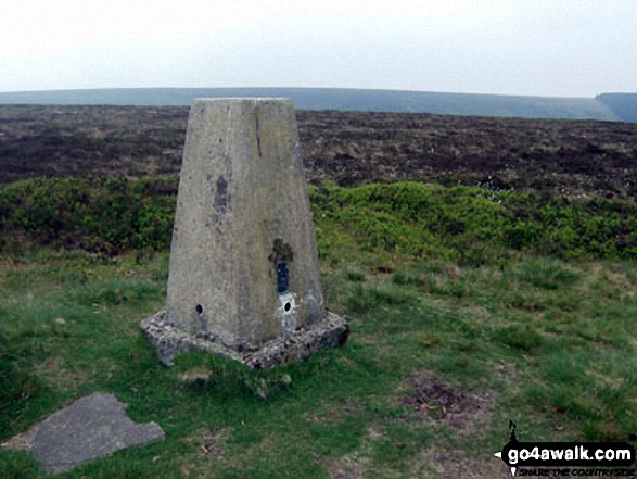 Black Mixen summit trig point, Radnor Forest