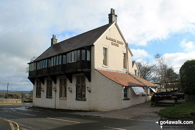 Walk d206 Monsal Dale and Ashford in the Water from Bakewell - The Monsal Head Hotel, Monsal Head