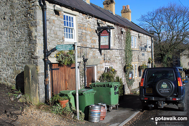 Walk d206 Monsal Dale and Ashford in the Water from Bakewell - The Packhorse Inn, Little Longstone