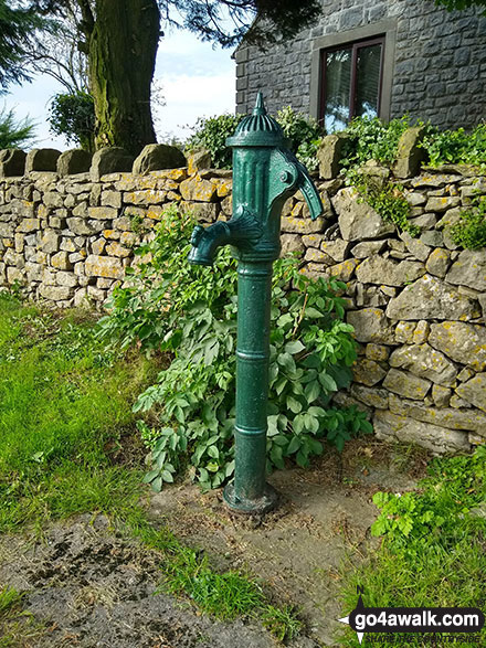 Walk d119 Eldon Hill (Perryfoot) from Peak Forest - Water pump in Old Dam