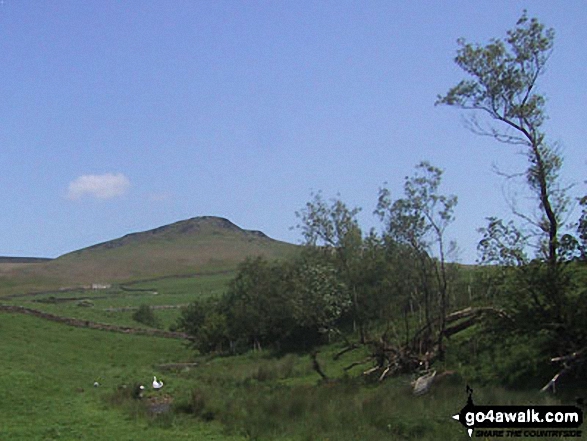 Walk ny167 Ryelstone Fell, Sharp Haw and Rough Crag from Embsay - Embsay Crag from Embsay