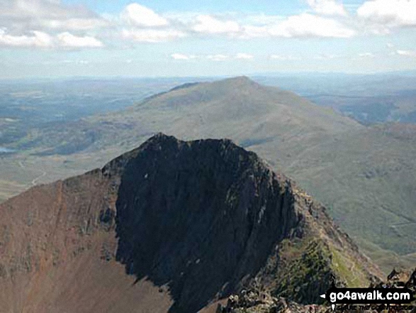 Crib Goch from Garnedd Ugain (Crib y Ddysgl)