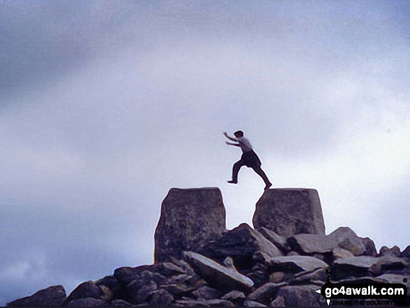 Me on Tryfan in Snowdonia Gwynedd Wales