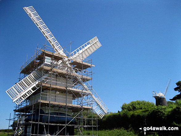 Jill Windmill (The Jack and Jill Windmills) above Clayton